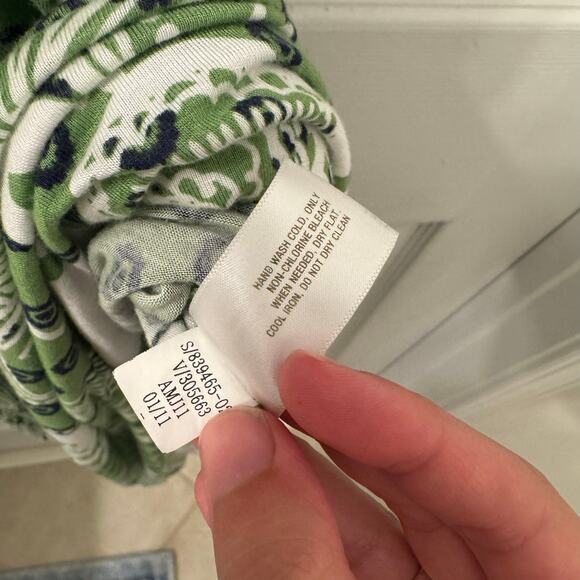 Old Navy Babydoll Spaghetti Strap V Neck Floral Maxi Dress Size M Green Beach - Picture 7 of 9